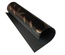 Відріз екошкіри з тисненням золотою фольгою Golden Feather Glossy Black, 50см х 25см, ТМ Фабрика Декору