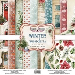 Набір скрап-паперу Winter wonders, ТМ Фабрика Декору