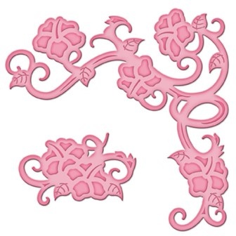Ножі від Spellbinders - Hibiscus Corner - Гібіскус, куточок