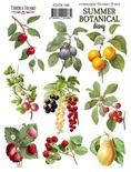 Набір наліпок (стікерів) 9 шт. Summer botanical diary 188, ТМ Фабрика Декору