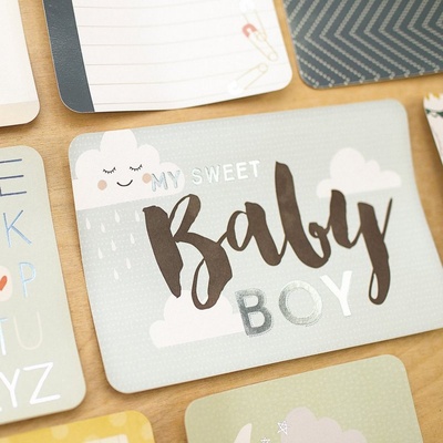 Набір карток Project Life by Becky Higgins - Value Kit - Little You Boys, 130 елементів