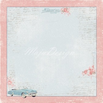 Двосторонній аркуш паперу Maja Design - Crush - He picks her 30x30 см