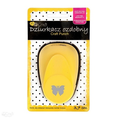 Дірокол фігурний 3,7СМ Метелик, TM dpCraft (Dalprint)