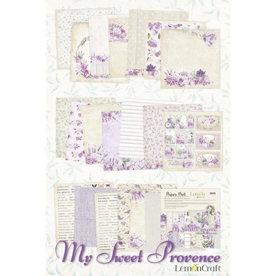 Набiр паперу для скрапбукiнгу Lemoncraft - My Sweet Provence, 30.5x30.5см