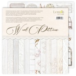Набiр паперу для скрапбукiнгу Lemoncraft - Wood Patterns, 30.5x30.5см