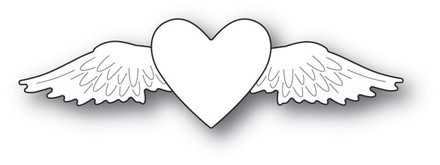 Ножі для вирубки від Memory Box - Winged Heart