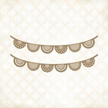 Чіпборд Blue Fern StudiOs-Doily Bunting