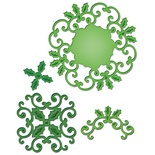 Ніж для вирубки від Spellbinders - Holly Motifs