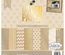Набір кардстоку DCWV Shimmer Pastels Solid, 30x30 см, 24 аркуші, з золотом