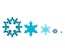 Ніж для вирубки від Sizzix - Framelits Die Set - Snowflakes, 3 шт