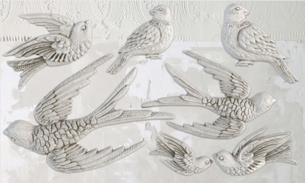 Молді від IOD - Birdsong 6x10 Decor MouldsTM, 15x26 см