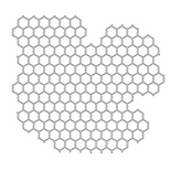 Маска The Crafter's Workshop - Mini Template Chicken wire, 15х15см