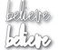 Ножі для вирубки від Memory Box - Believe Jotted Script