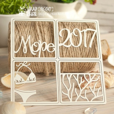 Чіпборд ScrapBox - Карточка Project Life набір з 4-x шт. PL-047