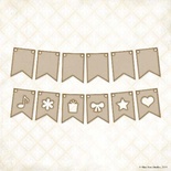 Чіпборд Blue Fern StudiOs-Party Flags