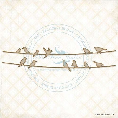 Чіпборд Blue Fern StudiOs-Birds on a Wire