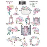 Набір наліпок (стікерів) Shabby love 100, ТМ Фабрика Декору