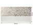 Відріз екошкіри з тисненням золотою фольгою Golden Butterflies White 50x25см, ТМ Фабрика Декору