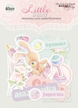 Набір висічок для скрапбукінгу від Scrapmir - Little Bunny, 40 шт.