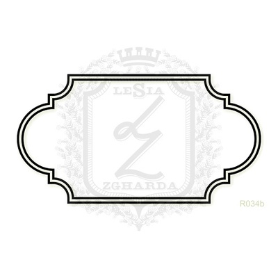 Акриловий штамп Lesia Zgharda R034b Рамка