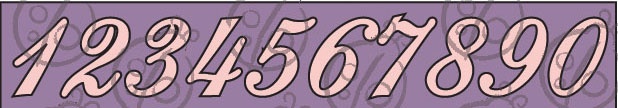 Чіпборд. Цифри №2, 4 см