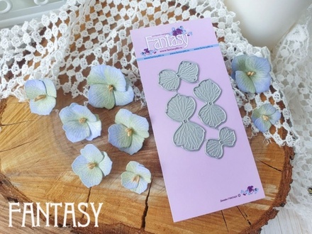 Ніж для вирубки Fantasy гортензії парні "Асиметричні" розмір 7*4.3 см