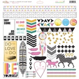 Наліпки Glitz Design - Wild & Free - Titles and Accents
