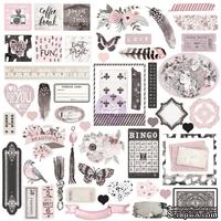 Набор высечек из чипборда  Prima - Rose Quartz Ephemera Cardstock Die-Cuts
