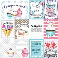 Карточки Candy shop (укр.), ТМ Фабрика Декору - ScrapUA.com