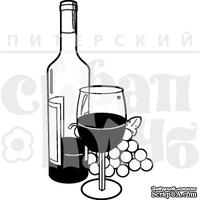 Штамп от Питерского скрапклуба - Вино - ScrapUA.com