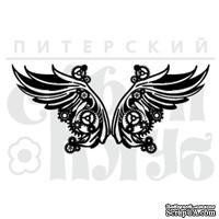 Штамп от Питерского Скрапклуба - Стимпанк. Крылья, 6.5х3 см - ScrapUA.com