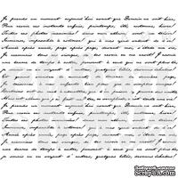 Акриловый штамп "Французский текст"