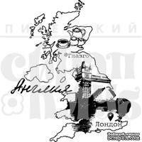Штамп от Питерского Скрапклуба - Англия, 6.8х8 см - ScrapUA.com