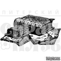 Акриловый штамп "Старинные книги"