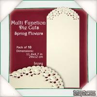 Заготовки от Flower Soft - Multi Function Die Cuts - Spring Flowers (Ivory)