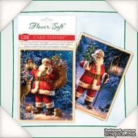 Заготовки для открытки от Flower Soft - Forest Santa, 10х15см