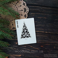 Чипборд Елочка 05 от WOODchic, 7х4 см - ScrapUA.com