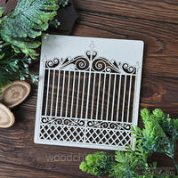 Чипборд Ворота кованые от WOODchic, 16х15см - ScrapUA.com