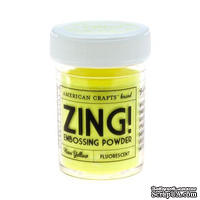 Пудра для эмбоссинга  Zing! - Neon Yellow - ScrapUA.com