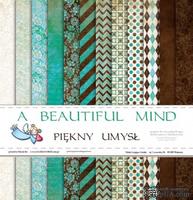 Набор бумаги Galeria Papieru - Piękny umysł - A Beautiful Mind, 30,5 x 30,5 см, 12 листов