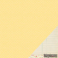 Двусторонний лист картона от American Crafts - 7th & Sunshine, 30x30 см, 1 шт.