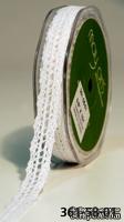 Вязаное кружево White, ширина 1,6 см, длина 90 см, цвет белый