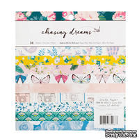 Набор односторонней скрапбумаги для скрапбукинга от Crate Paper - Chasing Dreams, 15x15см, 36 листов - ScrapUA.com
