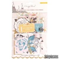 Высечки  из кардстока от Crate Paper - Maggie Holmes Carousel Collection - 50шт.