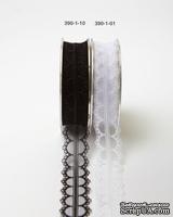 Кружево Lace Ribbon, ширина 2,5 см, 90 см, цвет белый