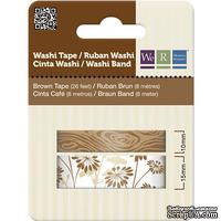 Бумажный скотч от We R Memory Keepers-Washi Tape - Brown - ScrapUA.com