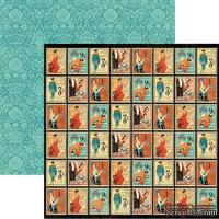 Лист скрапбумаги Graphic 45 Classy, 30х30 см, двусторонняя