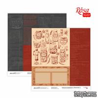 Бумага для скрапбукинга от ROSA TALENT - Recipe book 5, двусторонняя, 30,48х30,48см, 200г/м2 - ScrapUA.com