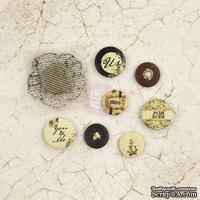 ЦЕНА СНИЖЕНА! Фишки Prima - Flair Buttons - Time Traveler&#039;s Memories - ScrapUA.com