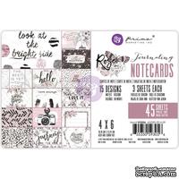 Карточки для журналинга от Prima - Rose Quartz Journaling Cards 4"X6"